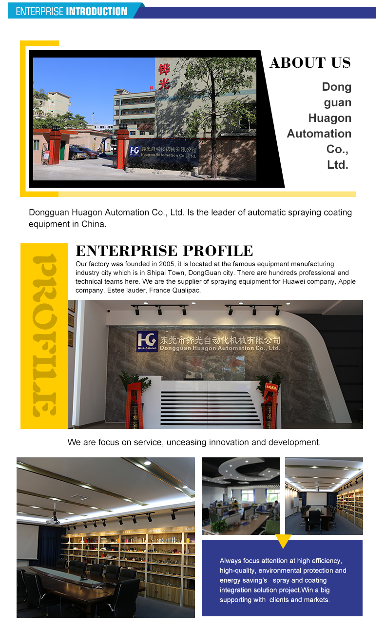 Laifọwọyi ibon sokiri ẹrọ kikun fun Gilasi igo