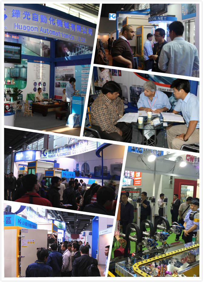 પ્લાસ્ટિક કાચની બોટલ માટે આઇઆર ડ્રાયિંગ પાવડર કોટિંગ સાથે ડીજી હુઆગોન ઓટોમેટિક ઇલેક્ટ્રોસ્ટેટિક સ્પ્રેઇંગ કોટિંગ પ્રોડક્શન લાઇન 20