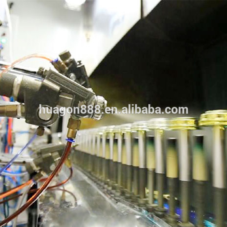  Llinell Baentio Chwistrellu Hylif UV Awtomatig gyda Bwth Cotio Peiriant Chwistrellu Gorchudd Metelu Gwactod