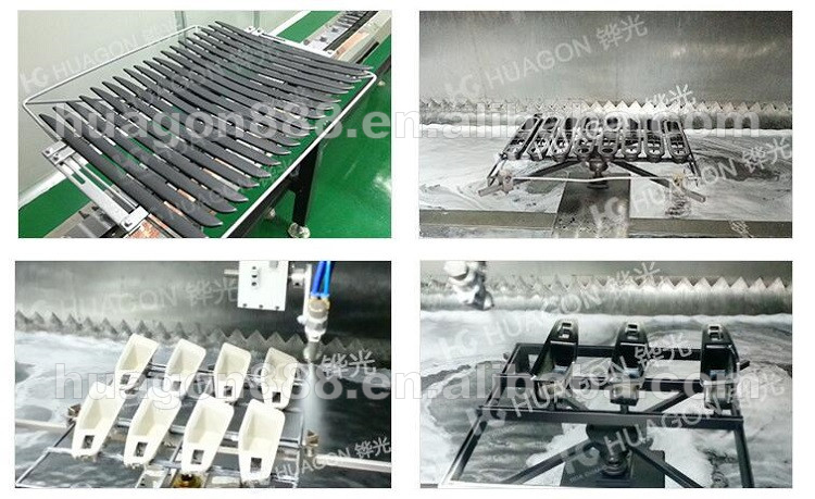 Penta e Ikemetseng ea ho Fafatsa Bottle Line e nang le Conveyor Machine Water Curtain Spray Booth