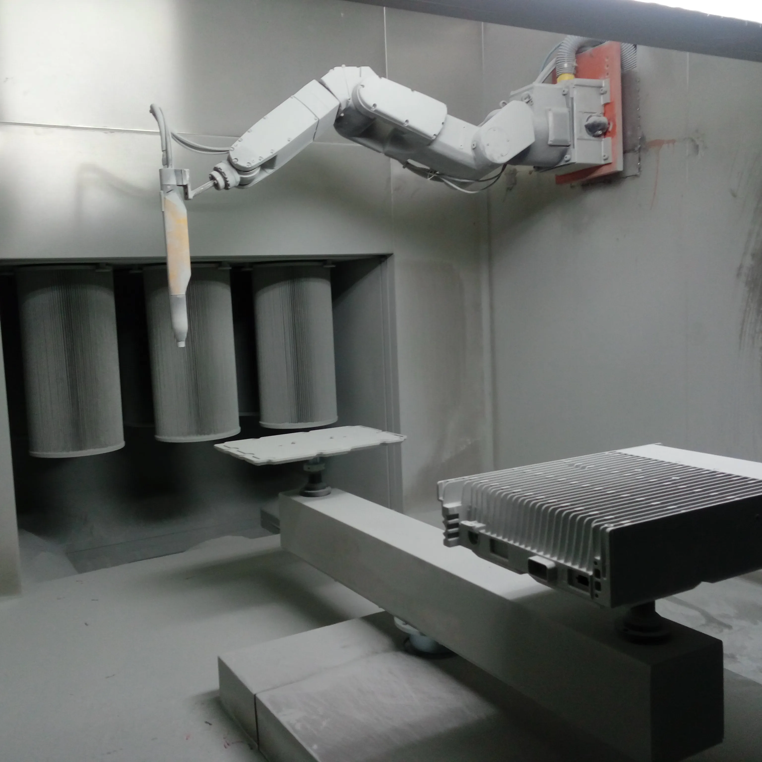 China Factory Robot Painting Shop Powder Coating Line Online Sale For Auto Part 1