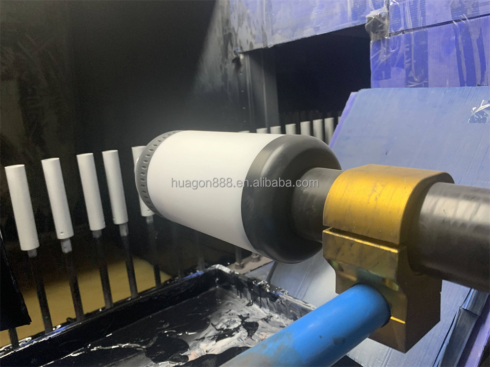 પ્લાસ્ટિક કાચની બોટલ માટે આઇઆર ડ્રાયિંગ પાવડર કોટિંગ સાથે ડીજી હુઆગોન ઓટોમેટિક ઇલેક્ટ્રોસ્ટેટિક સ્પ્રેઇંગ કોટિંગ પ્રોડક્શન લાઇન 9