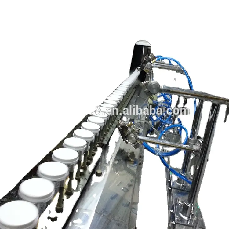 Liña de equipos de pintura por pulverización de botellas de perfume para novos produtos, máquina de pintura automática 1