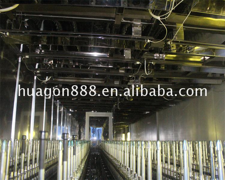  Equipo de máquina de pintura en aerosol para botellas de crema