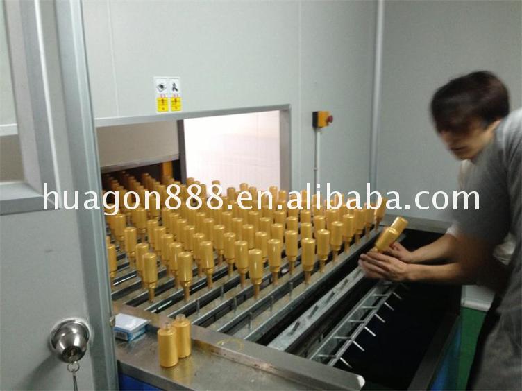  Kamilisha mmea wa mipako ya poda ya kielektroniki na kibanda cha dawa kwa chupa za emulsion