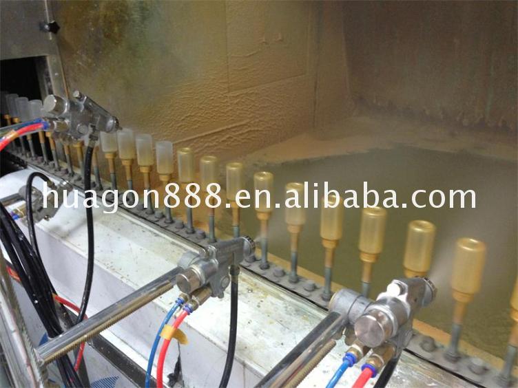  Kamilisha mmea wa mipako ya poda ya kielektroniki na kibanda cha dawa kwa chupa za emulsion