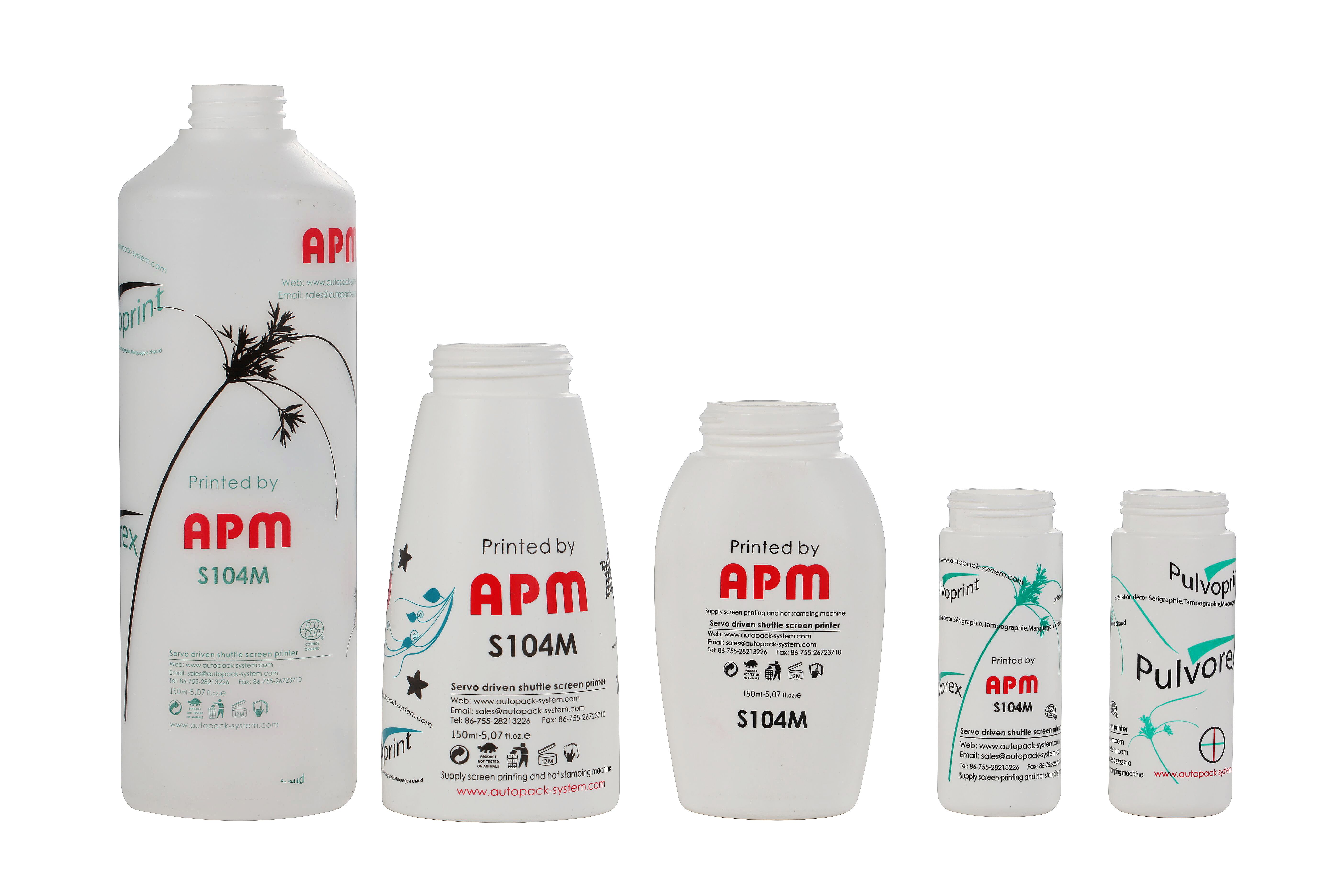 APM PRINT-S102 Automatyske skermprintmasine foar meardere kleuren foar it printsjen fan plestik bekers en flessen 13