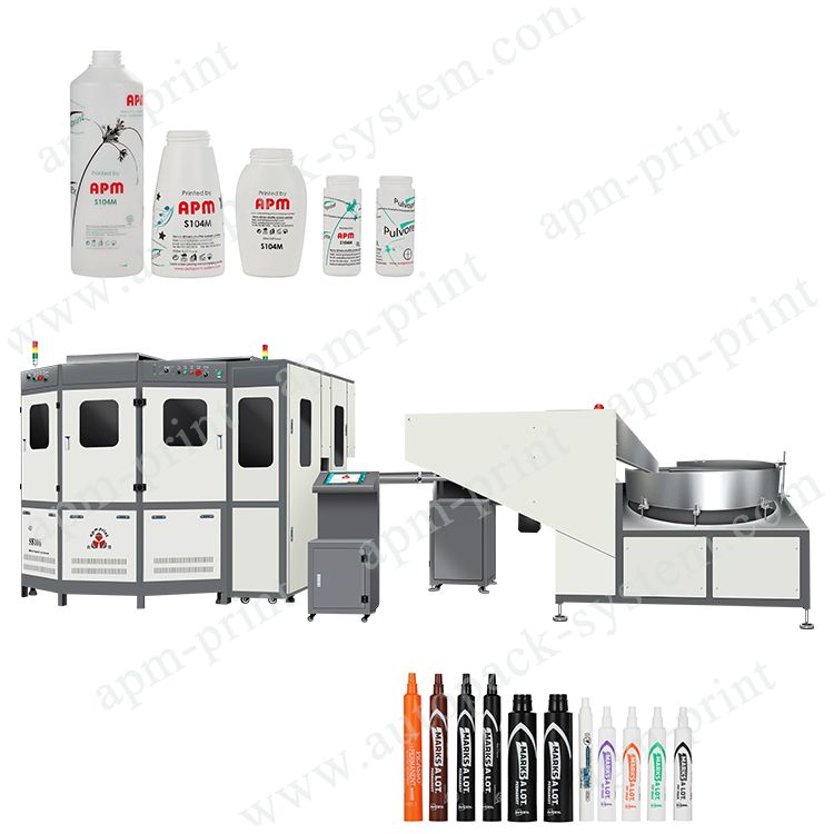 APM PRINT - Karšto produkto automatinis butelių šilkografijos spausdintuvas, daugiaspalvis plastikinis stiklinis puodelis, cilindrinis, ovalus, kvadratinis, servo butelių spausdinimo aparatas, automatinis šilkografijos spausdintuvas 8