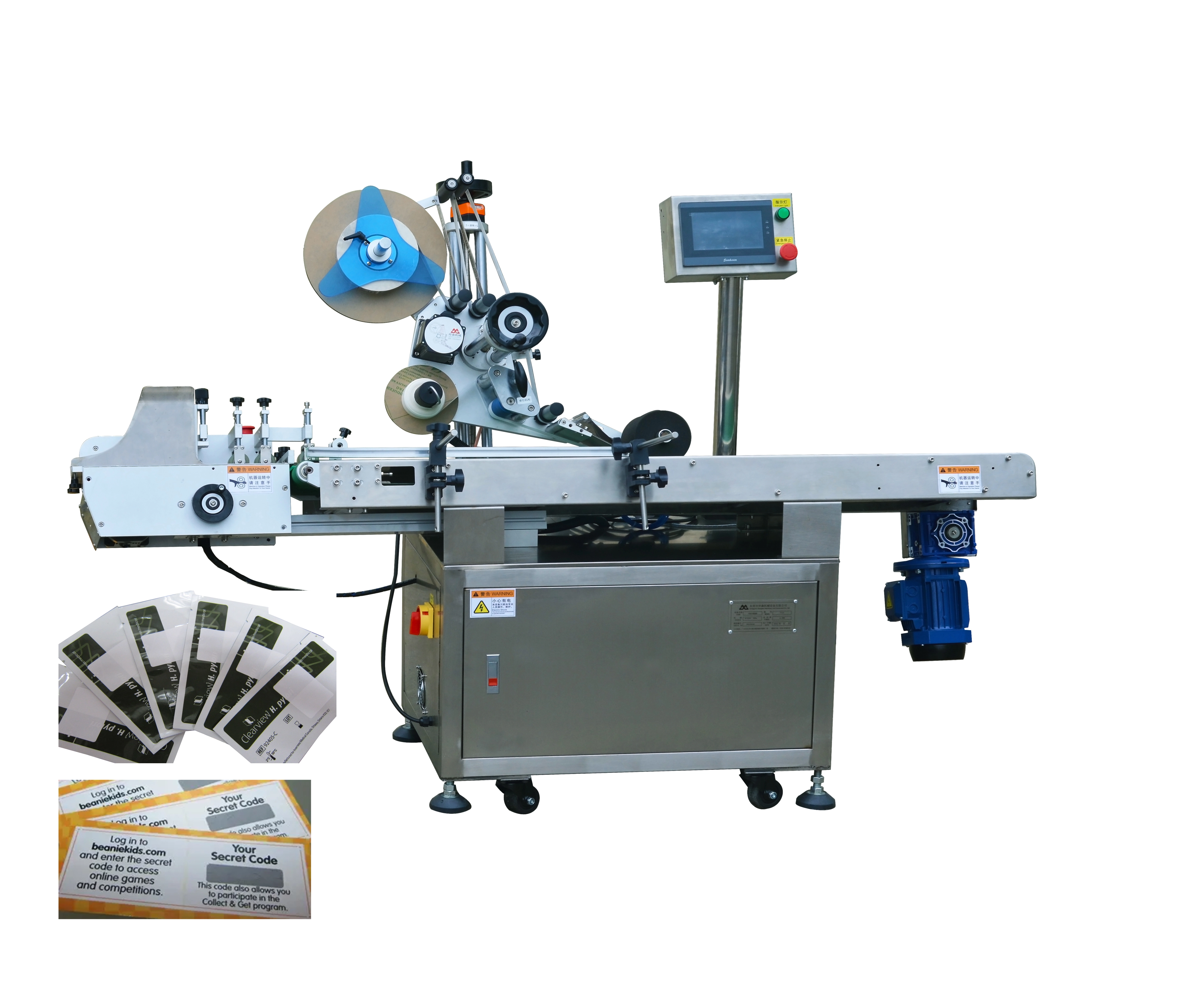 APM PRINT - APM-L113 Fully automatic bag labeling machine envelope label stick machine labeling machine 1