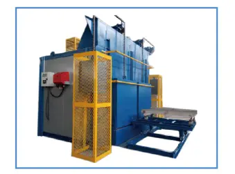 APM TISK - Predgretje kalupov z zemeljskim plinom in IR sušilni tunel APM-MQ 1