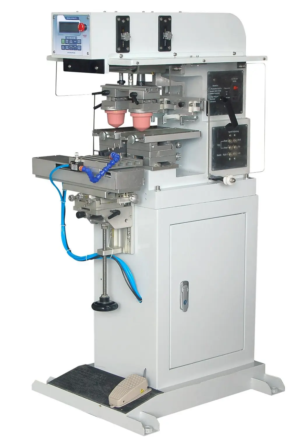 275-140S2 2-farvet blækkop-pudeprinter med shuttle 1