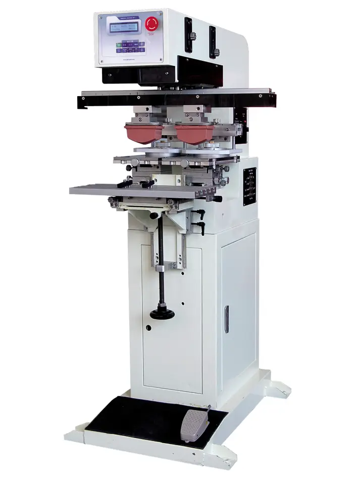 175-90PS2  2 color pad printer with pad shuttle 1