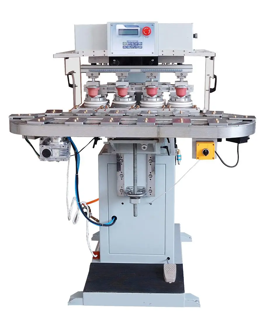 175-90C2 two color pad printer with conveyor 1