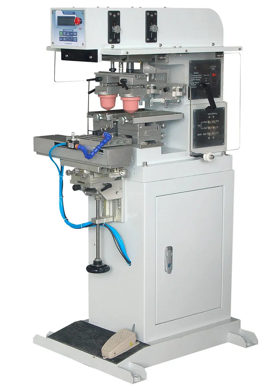 125-90S2 printer tal-kuxxinett b'żewġ kuluri bix-shuttle 1