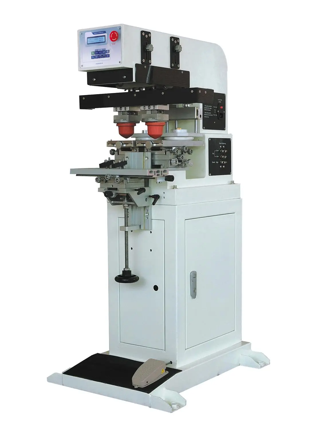 패드 셔틀이 장착된 125-90PS2 2색 패드 프린터 1