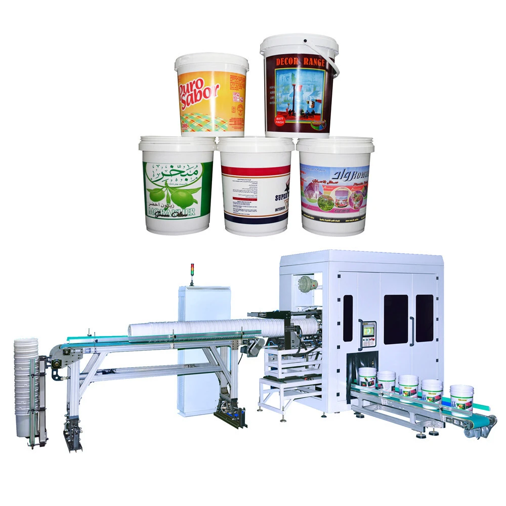 China Machine High Quality Offset Press Printing 6color Fully Automatic Plastic Pail Printer 1