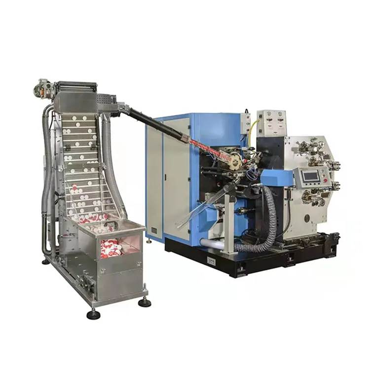 Pilnībā automātiska pudeļu vāka iespiedmašīna 3 krāsu ofseta printeris 1