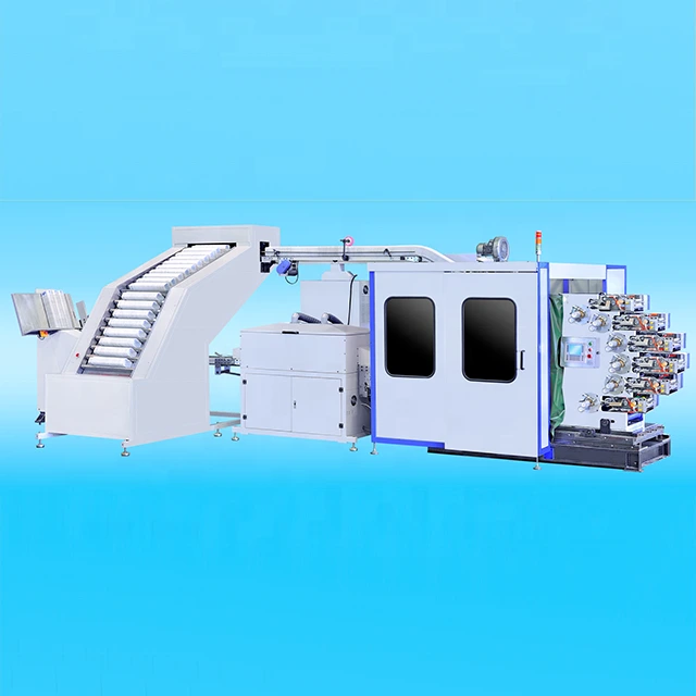 APM-6500 Automatic Offset Rectangular Box Printer Machine For Plastic Container Packaging Box 1