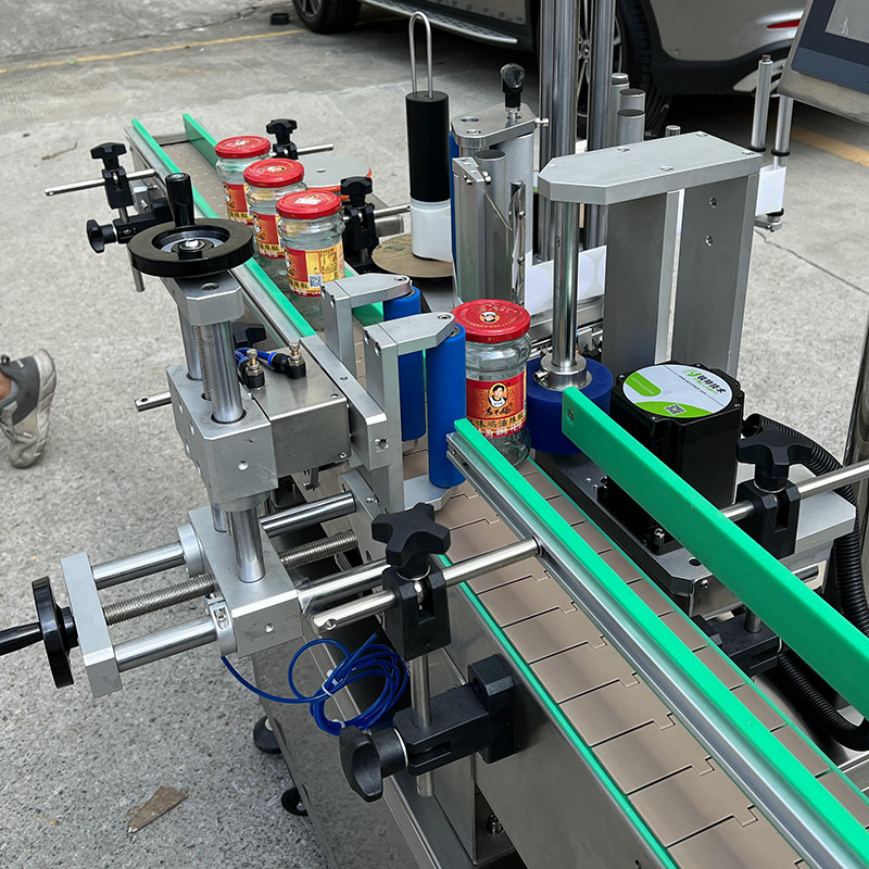 APM-L221 Pilnai automatinis apvalių butelių pozicionavimo etikečių klijavimo aparatas