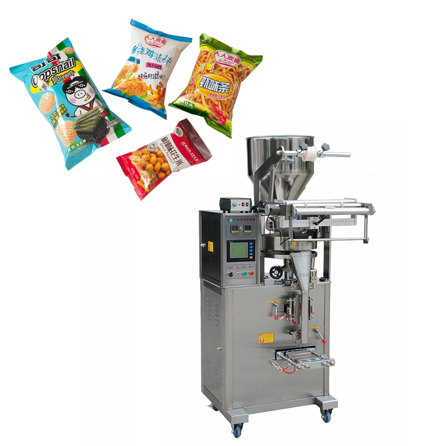 Machinery Automatic Small Chips Beans Nut Cookie Bag Film Turntable Granules Packaging Machine 1