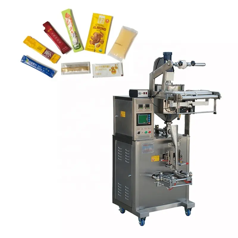 Automatic Three Side Sealing For Liquid Packaging Packing Scissor Type Flat Cutting Machine In Pump Feed Material Way 1