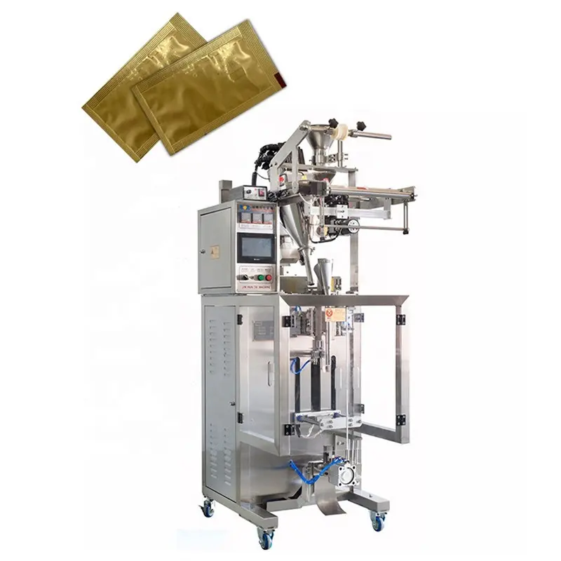 Schräg Schraufverpackungsmaschinn Vertikal Véiersäiteg Dichtungsverpackungsmaschinn fir verschidde Pudder 1