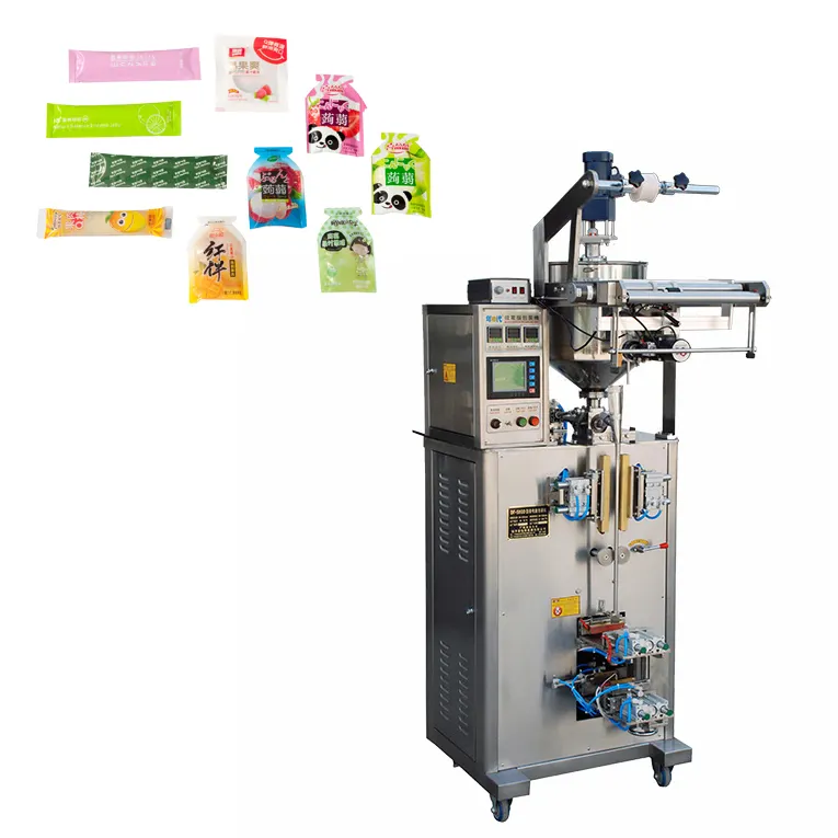 Máquina envasadora multifunción para helados, paletas, agua, alimentos, azúcar, sobres, salsas, llenado y sellado. 1