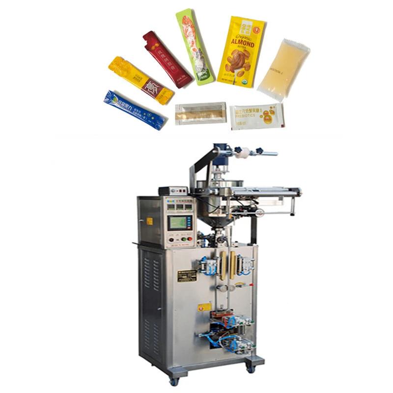 ប្រេងដូងតូច Honey Butter Liquid Yogurt Sachet Multi-function Back Sealing Machine 1
