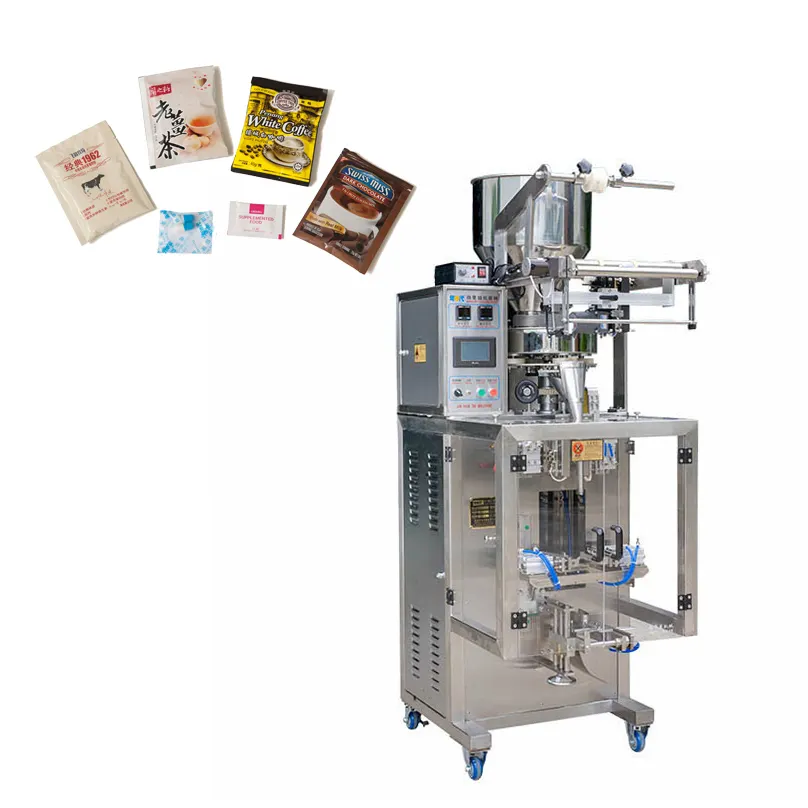 Automatikus 5-50 grammos szállodai cukor, só, granulátum, pálcika tasak, egyéb csomagológép, lemezjátszó csomagológép 1