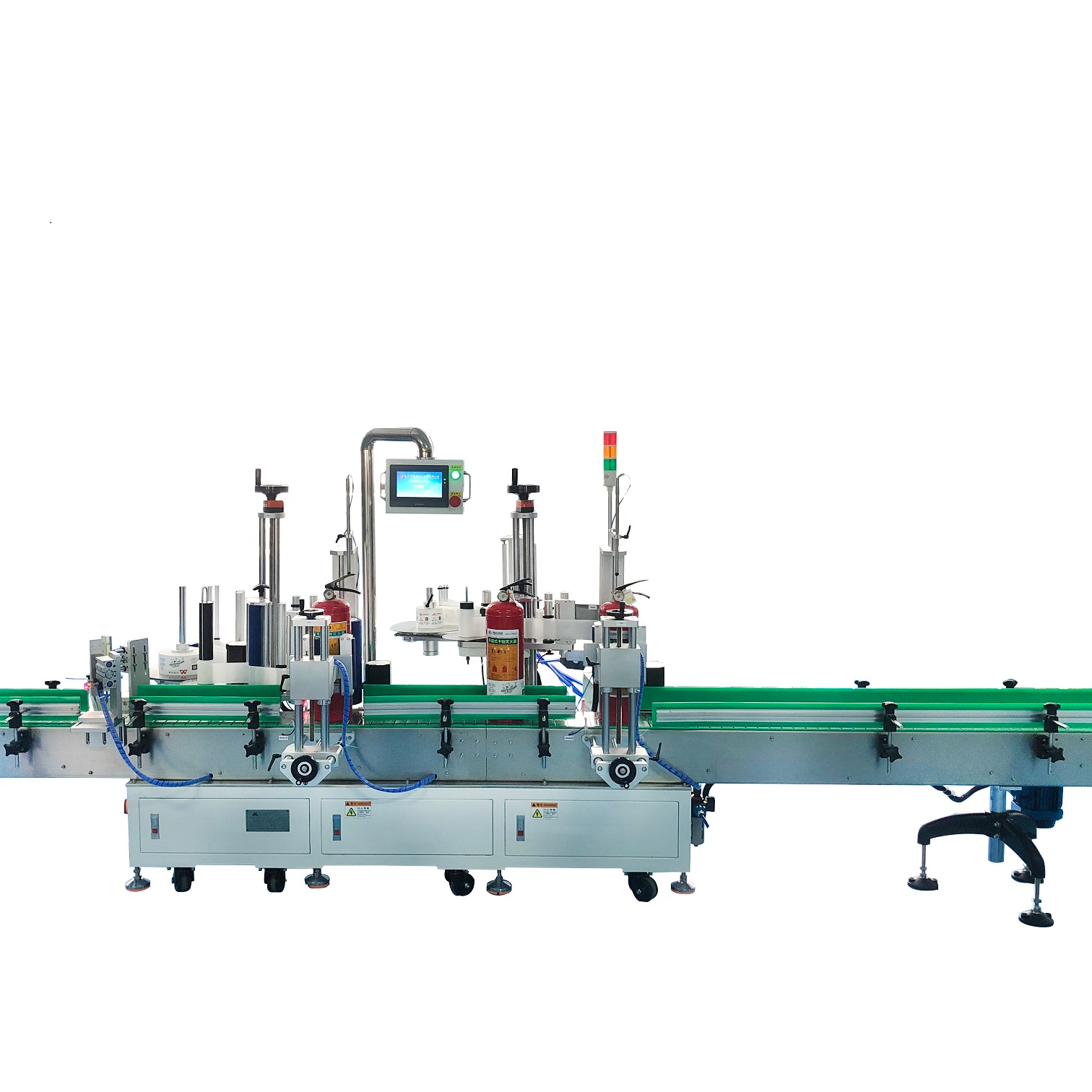 APM PRINT - DZ600 Automatic fire extinguisher label bottle sticker printing machine 1