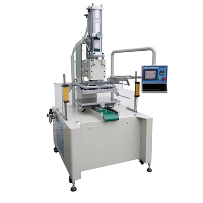 APM PRINT - ម៉ាស៊ីនបោះត្រាក្តៅ H450 ដែលមានសម្ពាធ 2T ម៉ាស៊ីនបោះត្រាក្តៅពាក់កណ្តាលស្វ័យប្រវត្តិ 1
