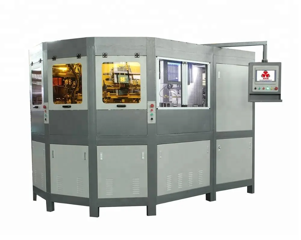 APM PRINT - เครื่องพิมพ์สกรีนระบบโหลดอัตโนมัติ Servo สำหรับขวดไวน์ ขวดโลหะ ขวดทุกชนิดในอุตสาหกรรมเครื่องสำอาง พิมพ์สกรีน + ปั้มร้อน 1