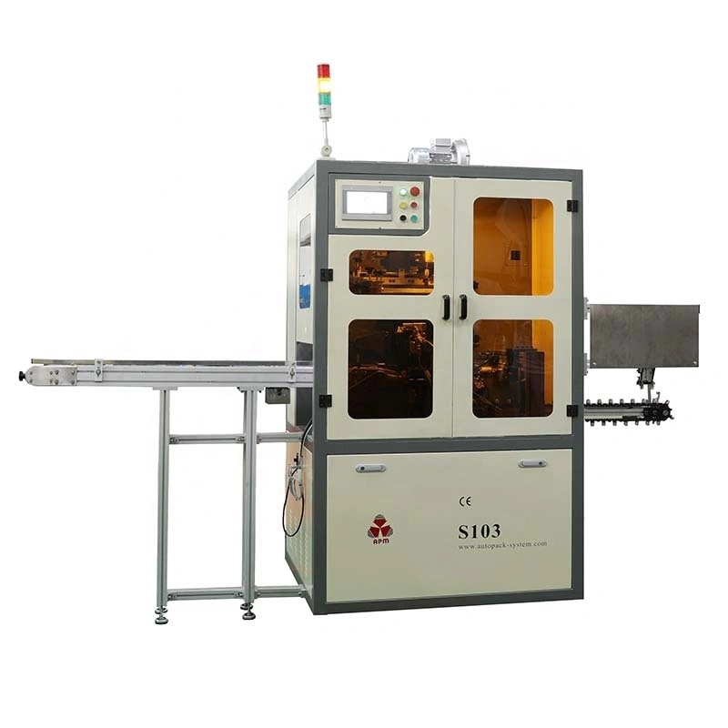 APM PRINT - S103 Unique Design Auto Flame Treatment Silk Screen Printing Machine For cosmetic Bottles Auto Screen Printer 1