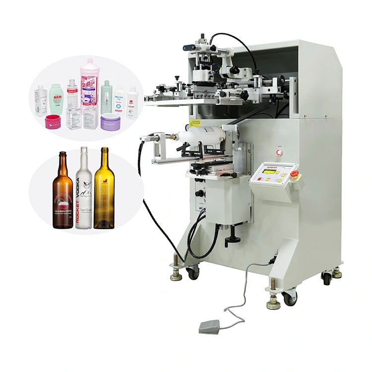 APM PRINT - Cheap Price Semi Automatic Bottles Silk Screen Printing Machine Perfume Bottles Screen Printer For Sale Semi auto screen printer 1