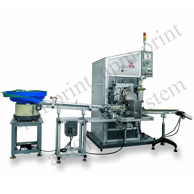 APM PRINT - מכונת הטבעה חמה אוטומטית לפקקי בקבוקי פלסטיק לא סדירים מכונת הטבעה חמה אוטומטית 1