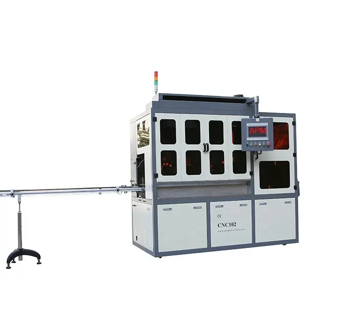 APM PRINT - Impresora de serigrafía UV CNC102 totalmente servo con sistema de rexistro de visión CCD Serigrafía + Estampación en quente 1