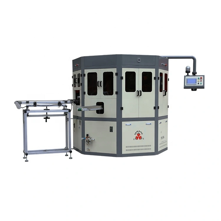 APM PRINT - China Supplier Retail Round Bottle Rotary Glass Bottle Screen Printing Machine Semi Automatic Screen Print + Hot Stamp 1