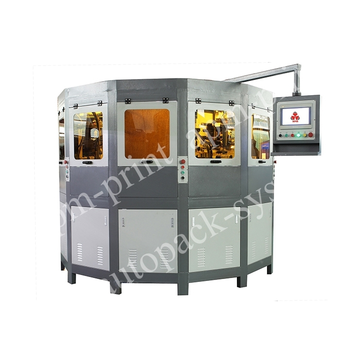 APM PRINT - Hot sale Multi-color automatic servo plastic glass round oval square bottle screen printing machine Auto Screen Printer 1