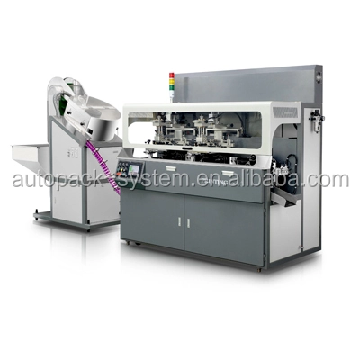 APM PRINT - Prior Control Auto Uv Drying Tube Hot Stamping Machine Screen Print + Hot Stamp 1