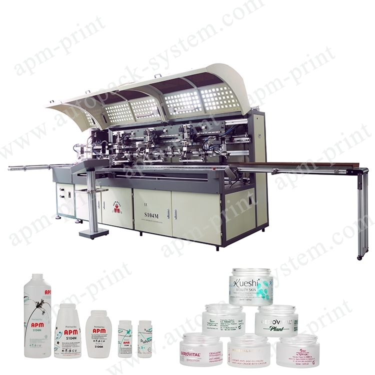 APM PRINT - Automatic Bottle Screen Printers Multi Color Tube Jar Silk Screen Printing Machine Auto Screen Printer 1