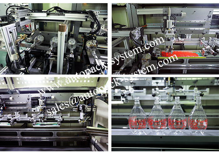 APM PRINT - S104M Automatic Plastic Glass Round Oval Square Bottle Jar Printer Servo Screen Printing Machinery Auto Screen Printer 9