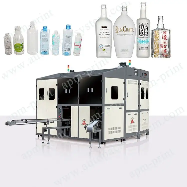 APM PRINT - Hot product automatic bottle screen printer multi color plastic glass cup cylindrical oval square servo bottle printing machine Auto Screen Printer 1