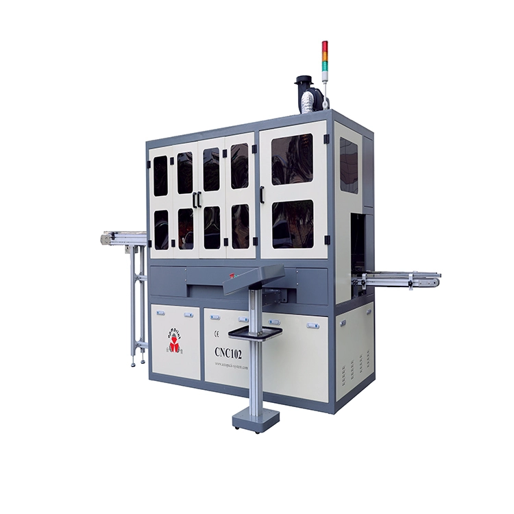 APM PRINT - CNC102 Hot Sale New Automatic Unloading Automatic Screen Printing Machine For Cylinder/Oval /Square Bottles screen printer Auto Screen Printer 1