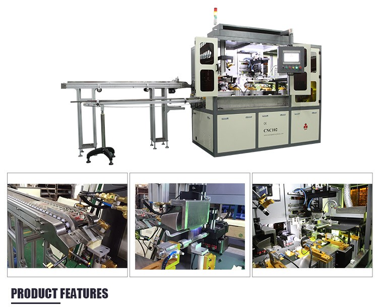 APM PRINT - Meast populêre 1-8 kleuren printline skermprintmasjinerie foar rûne/ovale/fjouwerkante flessen automatyske skermprinter 12