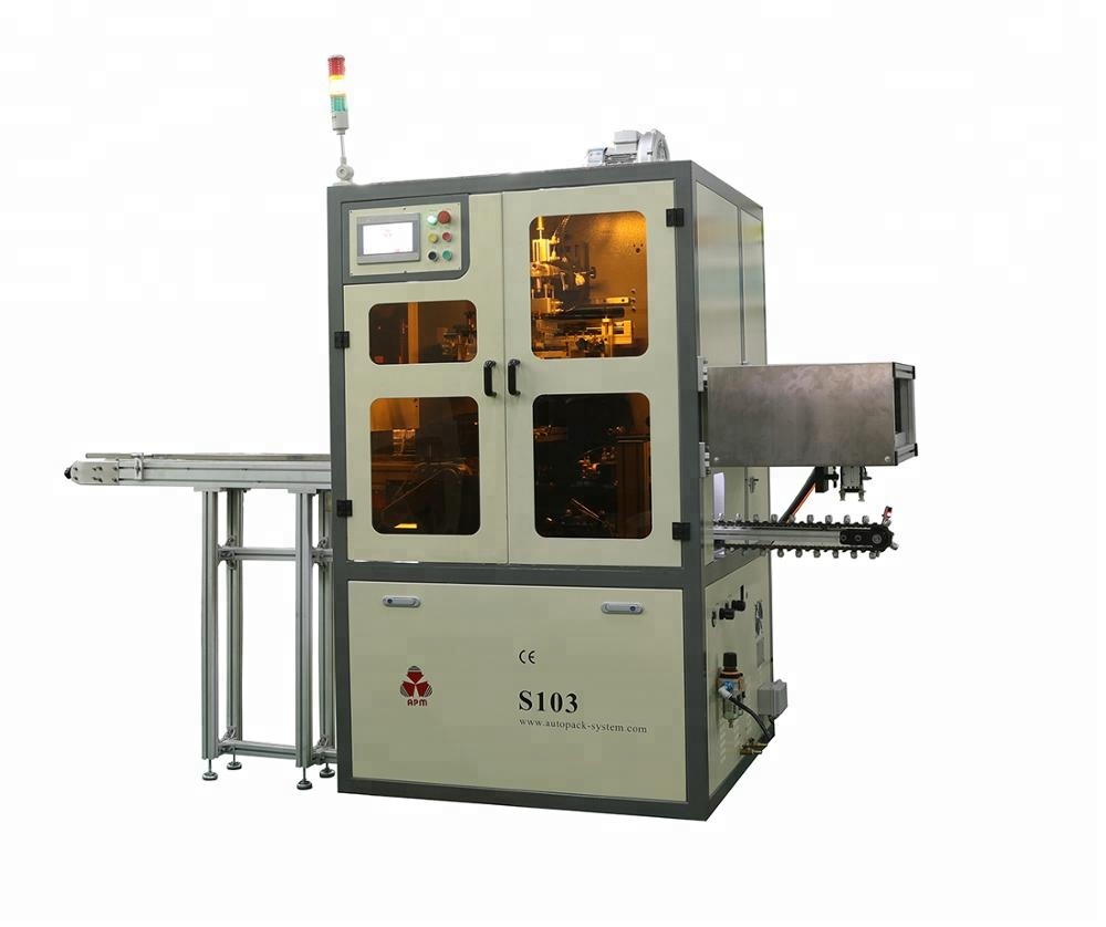 APM PRINT - Printer layar servo otomatis CNC101 untuk botol kaca, robot dengan dudukan botol Printer Layar Otomatis 18