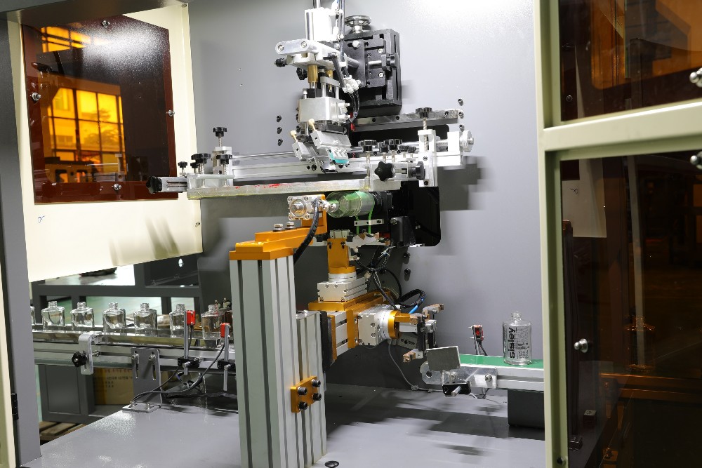 APM PRINT - Printer layar servo otomatis CNC101 untuk botol kaca, robot dengan dudukan botol Printer Layar Otomatis 10