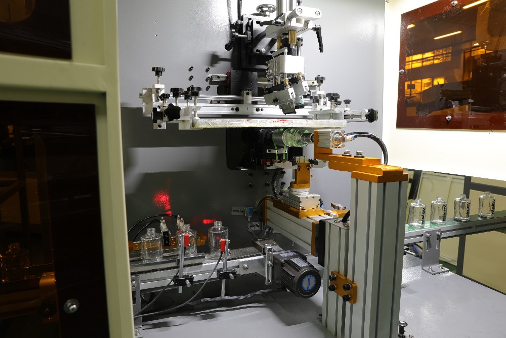 APM PRINT - Printer layar servo otomatis CNC101 untuk botol kaca, robot dengan dudukan botol Printer Layar Otomatis 12