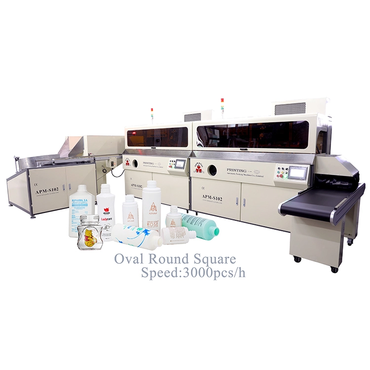 APM PRINT - Full Automatic UV Plastic Can Cup Mug Baby bottle Screen Printing Machine Auto Screen Printer 1