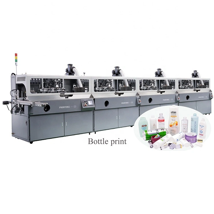 APM PRINT - S102 Led Uv Curing System auto Silk Screen Printer for bottles, plastic bottle screen printer Auto Screen Printer 1
