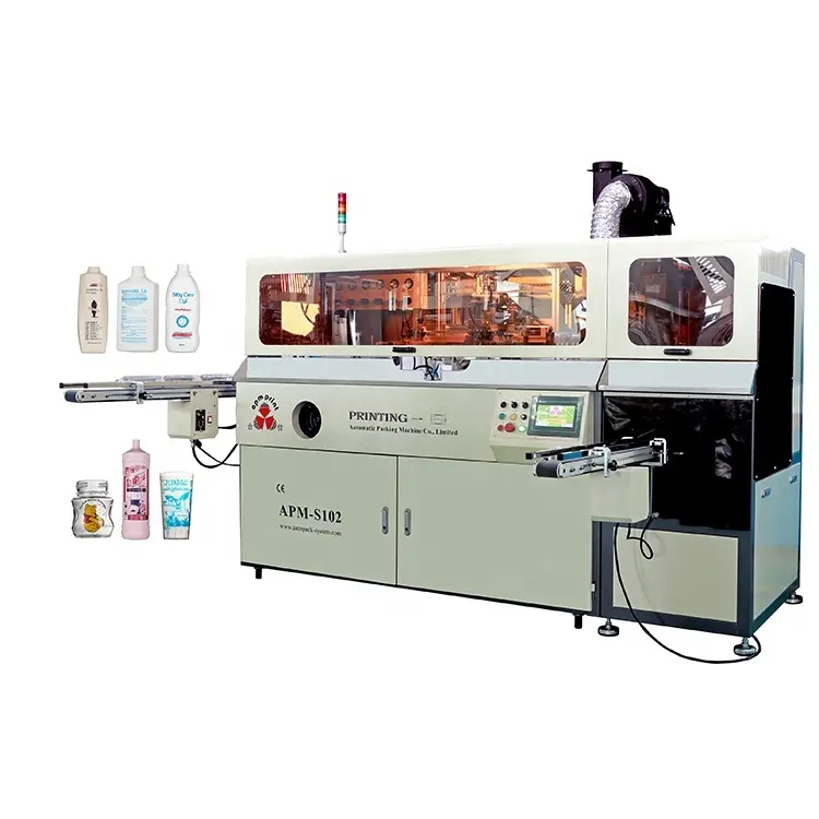 APM PRINT - cena válce pro lahve s kelímkem v Číně, automatický sítotiskový stroj Auto Screen Printer 1